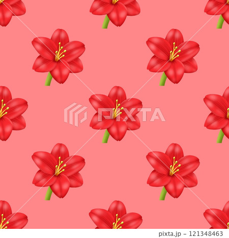 seamless pattern with pink flowers seamless pattern with pink flowers 121348463