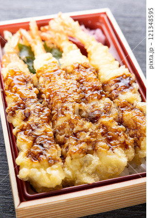 美味しい海老天重弁当 美味しい海老天重弁当 121348595