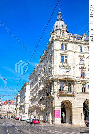 オーストリアの首都ウィーンの美しい街並み風景 オーストリアの首都ウィーンの美しい街並み風景 121348717