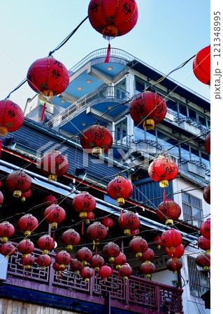 九份の街並み(台湾・新北市瑞芳区) 九份の街並み(台湾・新北市瑞芳区) 121348995