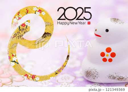 2025年賀状 2025年賀状 121349369