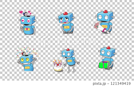 ロボットのキャラクター_人間らしさ ロボットのキャラクター_人間らしさ 121349419