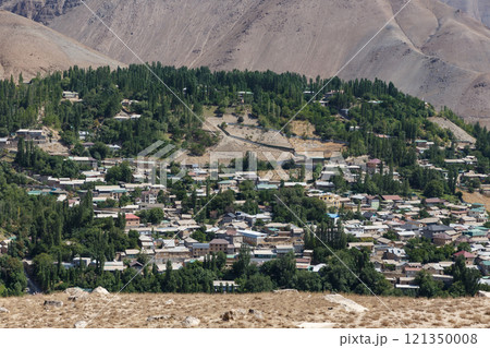 Exploring the scenic beauty of Urmetan village in Tajikistan amidst the mountains Exploring the scenic beauty of Urmetan village in Tajikistan amidst the mountains 121350008