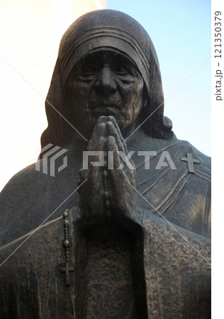 Mother Teresa monument in Skopje, Macedonia Mother Teresa monument in Skopje, Macedonia 121350379