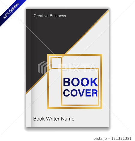 Corporate Business Book Cover Design Template 121351381