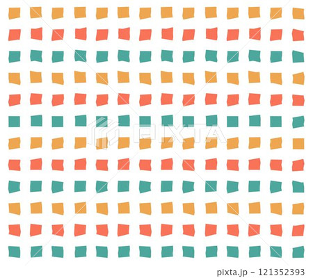 Psychedelic checkerboard poster 121352393