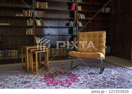 Villa Tugendhat by architect Ludwig Mies van der Rohe built in 1929-1930, modern functionalism architecture monument, UNESCO World Culture Heritage site on April 8, 2019 in Brno, Czech Republic. Villa Tugendhat by architect Ludwig Mies van der Rohe built in 1929-1930, modern functionalism architecture monument, UNESCO World Culture Heritage site on April 8, 2019 in Brno, Czech Republic. 121353020