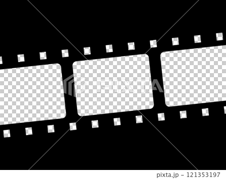 フィルムネガ風のフレーム 121353197