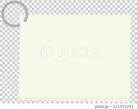 リングで留められたメモ帳 リングで留められたメモ帳 121353241