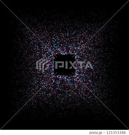 Festive colorful round confetti background. Vector illustration for holiday design, cards, posters, websites, carnivals, birthdays and children s parties. Eps 10 121353386