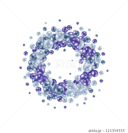 Abstract multicolored background with blue pearls. Modern festive illustration. Eps 10 Abstract multicolored background with blue pearls. Modern festive illustration. Eps 10 121354555