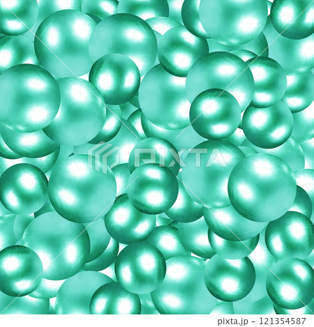 Abstract multicolored background with pearls. Modern festive illustration. Abstract background. Vector photo frame. Colored balls. Eps 10 121354587