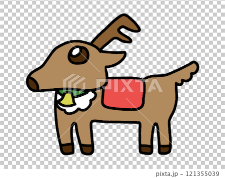 Simple touch Christmas reindeer 121355039
