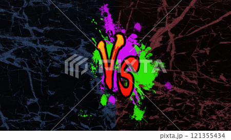 VS_タイトル背景_グランジ VS_タイトル背景_グランジ 121355434