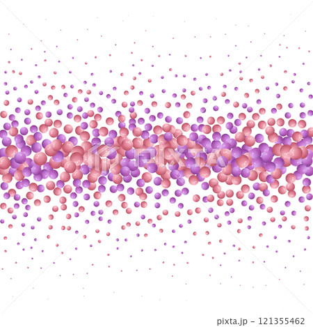 Pink and purple realistic 3d balls with shadow. Design element. Photo frame. Eps 10 Pink and purple realistic 3d balls with shadow. Design element. Photo frame. Eps 10 121355462