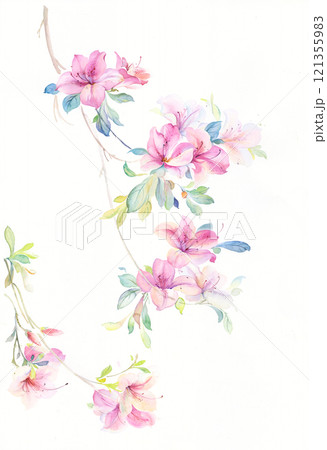 Inspiring Hand Illustrated Floral Curly Motifs Inspiring Hand Illustrated Floral Curly Motifs 121355983