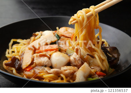 餡掛け焼きそば 餡掛け焼きそば 121356537