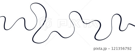 Elegant flourish line background with ornate swirls and calligraphic accents. Vintage scroll design for modern decorative elements and wedding decor. Flat vector illustration isolated Elegant flourish line background with ornate swirls and calligraphic accents. Vintage scroll design for modern decorative elements and wedding decor. Flat vector illustration isolated 121356792
