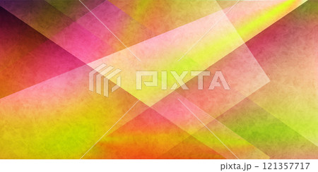 和柄　新緑　春　背景	 121357717