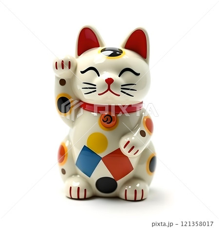 幸運を招く招き猫 121358017