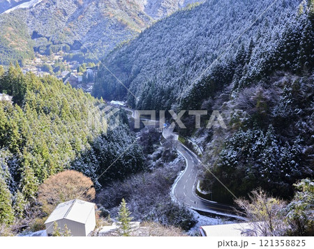 雪の降った祖谷 雪の降った祖谷 121358825