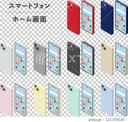 スマートフォン スマホ ホーム画面 スマートフォン スマホ ホーム画面 121359185