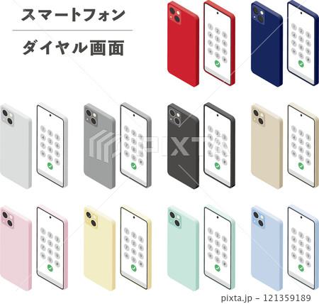 スマートフォン スマホ ダイヤル画面 121359189