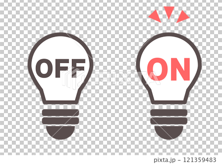 將電從開到關的插圖 將電從開到關的插圖 121359483