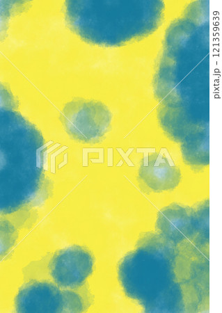 イラスト素材: 青と黄色の抽象画 イラスト素材: 青と黄色の抽象画 121359639