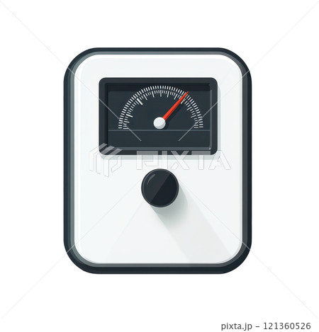 Minimalist Bathroom Scale with Digital Display for Weight Tracking and Fitness Monitoring 121360526
