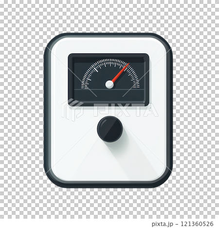 Minimalist Bathroom Scale with Digital Display for Weight Tracking and Fitness Monitoring 121360526