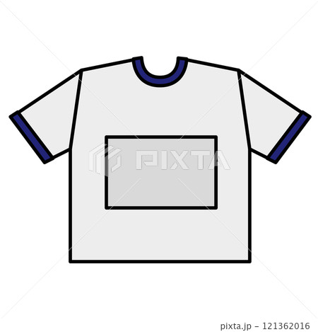 ゼッケンのついた体操服のイラスト素材 [121362016] - PIXTA