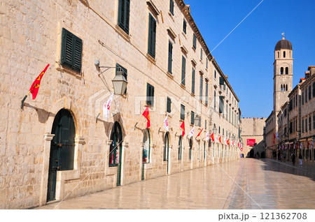 クロアチアにあるドゥブロブニクのとても美しい旧市街風景 121362708
