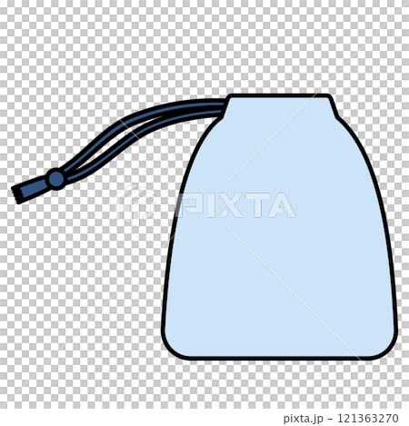 Drawstring bag with one string Drawstring bag with one string 121363270