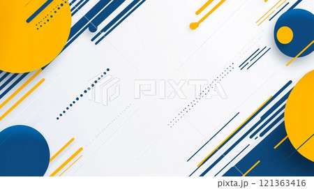 青い四角形の背景 121363416