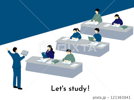 勉強する人達 勉強する人達 121363841