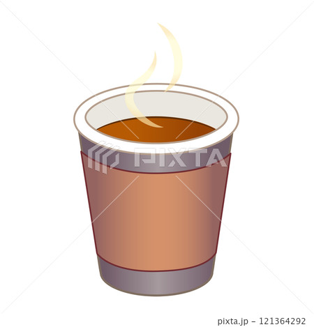 コンビニの温かい紅茶のイラスト コンビニの温かい紅茶のイラスト 121364292
