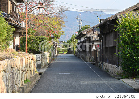 堀内重要伝統的建造物保存地区の風景【山口県萩市】 121364509