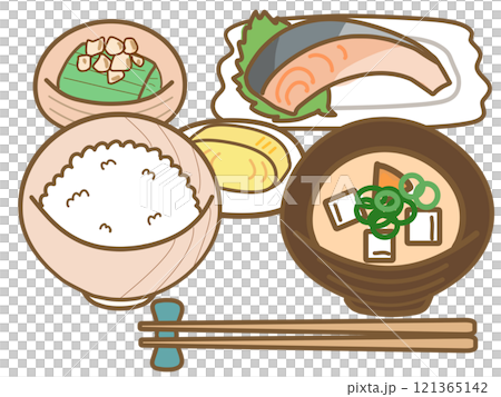 Enjoy Japanese cuisine and a salted salmon set meal Enjoy Japanese cuisine and a salted salmon set meal 121365142