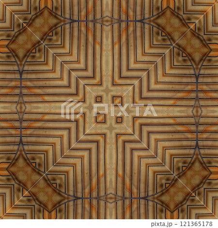 Luxury tiles design with mixed Spanish, Italian, Portuguese, Mexican, arabesque motifs. Innovation of Modern porcelain and ceramic flooring pattern design for unique interior and exterior decoration 121365178