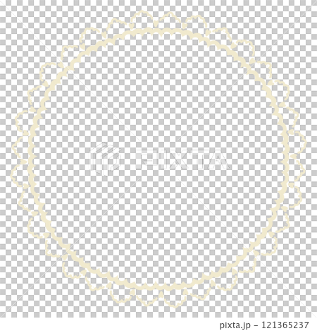 Pale yellow elegant small heart round lace Pale yellow elegant small heart round lace 121365237