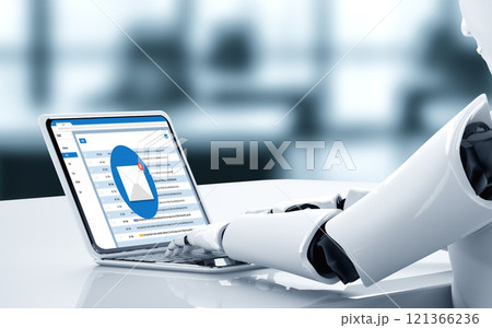 Email notification message showing on computer screen snugly 121366236