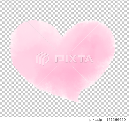 粉紅色模糊的心手繪插圖 粉紅色模糊的心手繪插圖 121366420