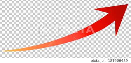 矢印 上昇 矢印 上昇 121366489