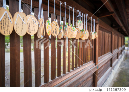 京都市東山区の太閤豊臣秀吉公を祀る春の豊国神社を撮影 121367209