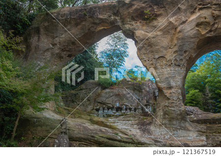 佐世保市の眼鏡岩 121367519