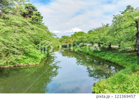 津軽氏城跡　弘前城（史跡）　弘前公園　青森県弘前市 121369457