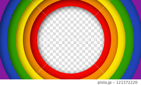Abstract geometric red, orange, yellow, green, blue and purple circles lgbtq color background. Lgbt Pride History Month color background with copy space for text. Transparent vector illustration Abstract geometric red, orange, yellow, green, blue and purple circles lgbtq color background. Lgbt Pride History Month color background with copy space for text. Transparent vector illustration 121372220