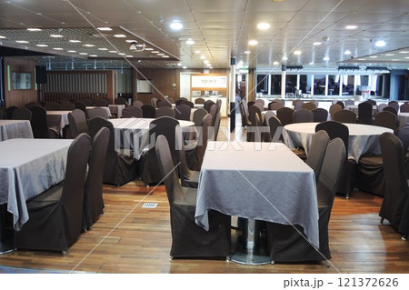 【パンスタークルーズ】パンスタードリームの船内「レストラン」 121372626