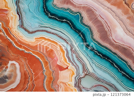 Image of sandstone surface with textured, natural patterns and colors.AI Generated 121373064